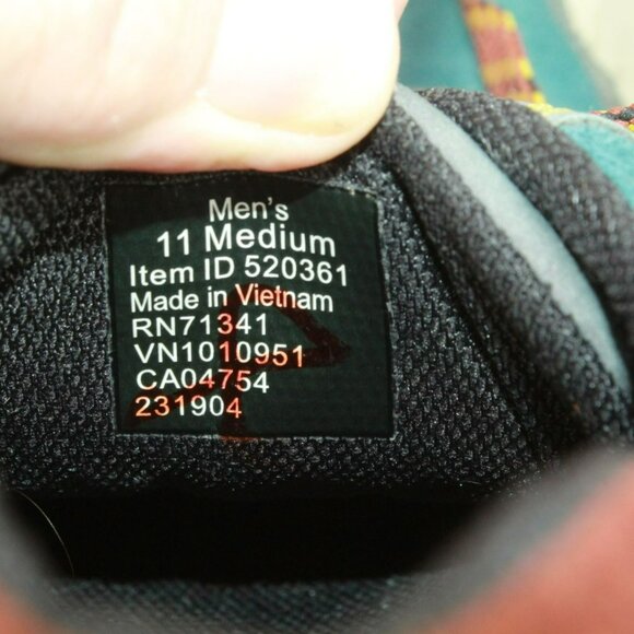 LL Bean Katahdin 2 Multicolor Suede Padded Collar Hiking Sneaker Shoes Size 11 M - Picture 8 of 9